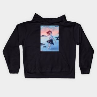 Bitter sweet sunset Kids Hoodie